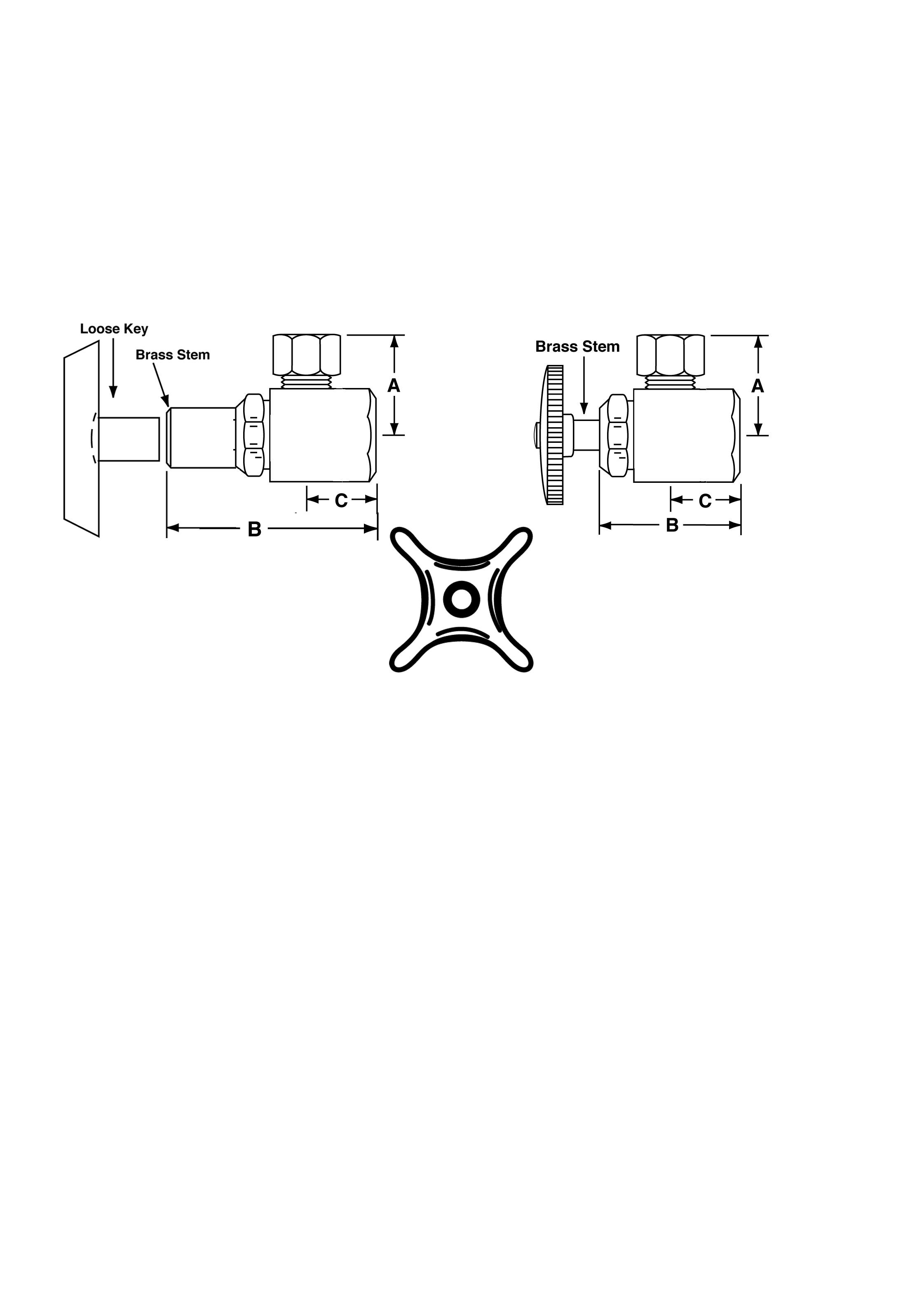 McGuire Manufacturing - LFHST02: 1/2 IPS x 3/8 McGuire Manufacturing - LFHST02: 1/2 IPS x 3/8